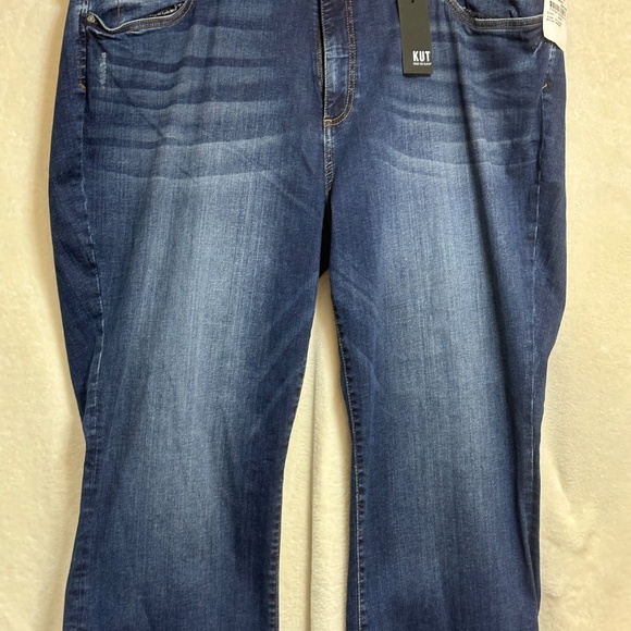 Kut From The Cloth Women's Jeans 24W Blue High Rise Natalie Boot Cut - Picture 3 of 12
